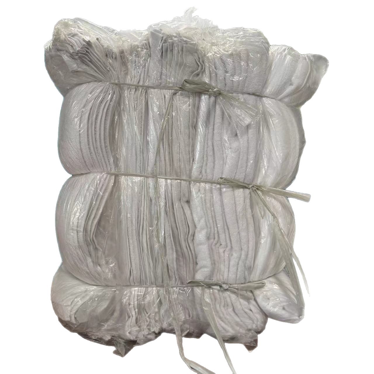 Cotton Towel Wiping Machine Cloth Defective Product Second-Class White Towel Tail Goods Clearance Sale by Weight Inventory Running Around the World Cleaning Towel