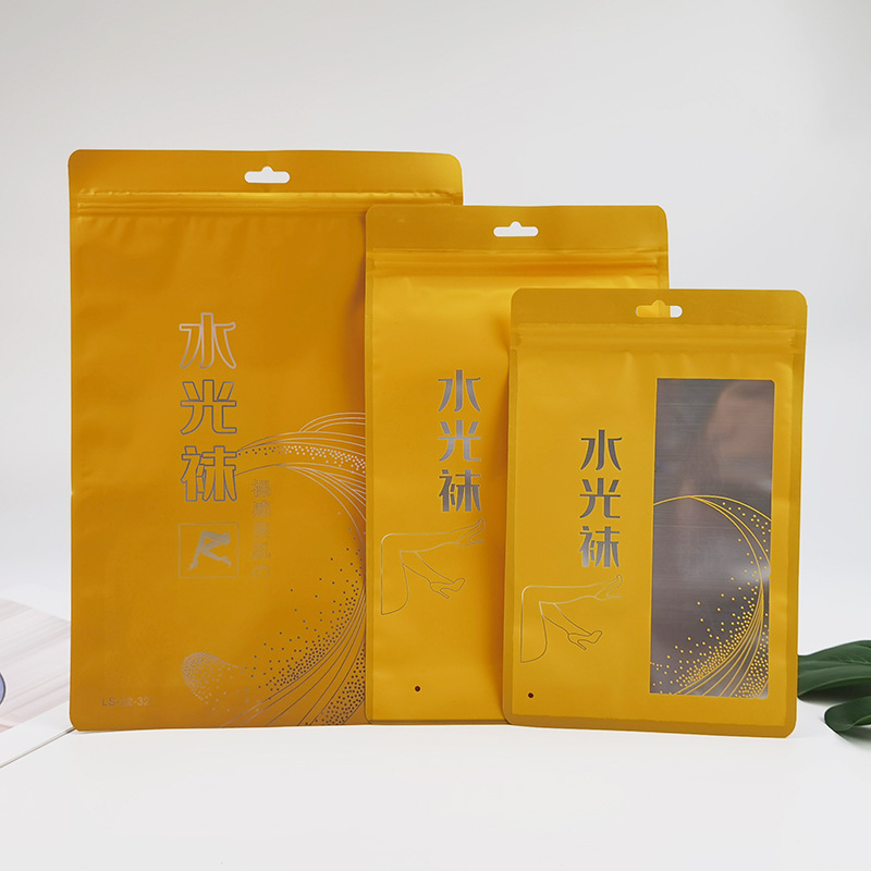 Water-Glossy Stocking Packaging Bags, Bare-Leg Pants, Nude Stockings, Plastic Self-Sealing Bags, Leggings Packaging Bags, in Stock and Hot-Selling