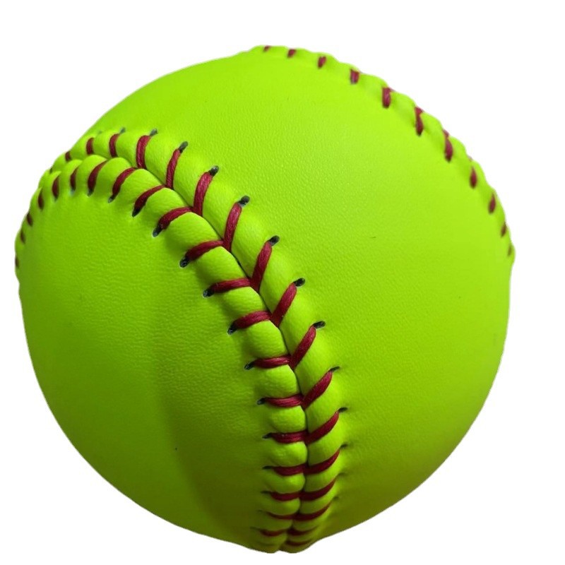 softball 12 inch standard softball cowhide PVC two-layer leather can set baseball training game Professional