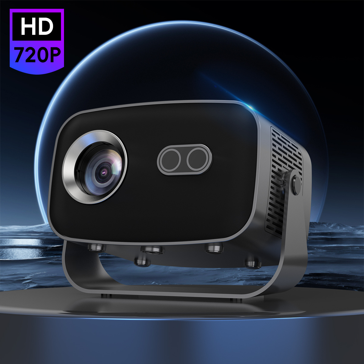 Cross-border New Auto Focus Projector A10 Android WIFI Projector 4K HD Mini PTZ Portable