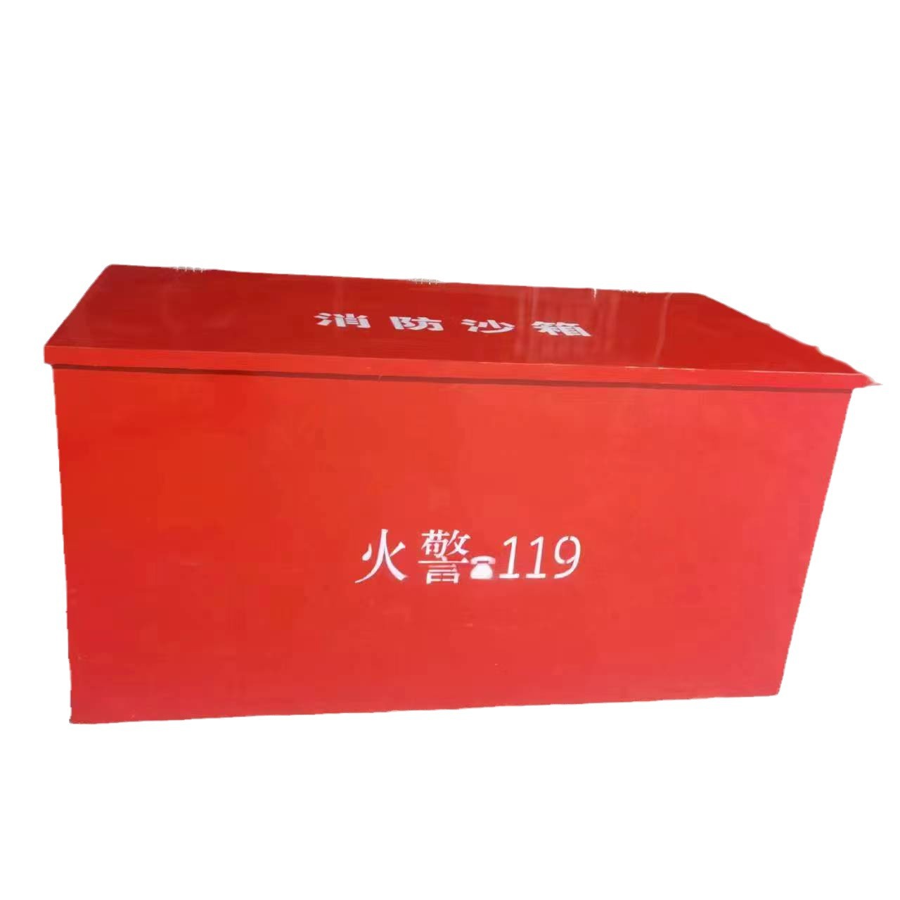 Fiberglass Fire Sand Box, Fire Equipment Box for Ships and Chemical Plants, Fire Extinguisher Box, Anti-Corrosion and Aging-Resistant Stainless Steel