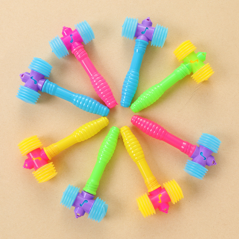 Children's BB hammer tapping hammer sounding hammer tapping can bring sound fun beating music parent-child toys wholesale