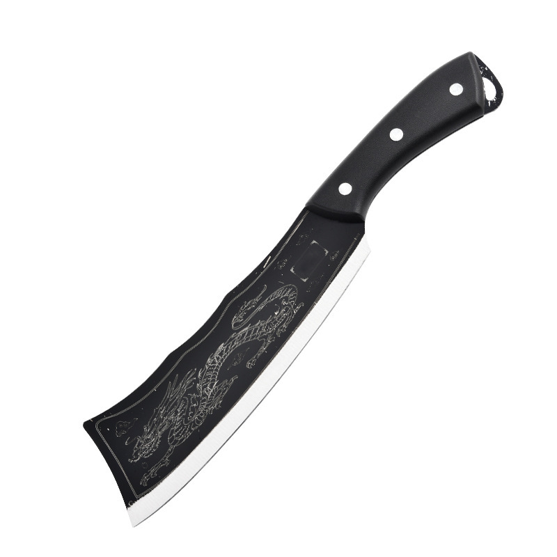 Factory in stock stainless steel butcher's dragon knife bone cutter hand forging knife household knife kitchen multi-function chopping knife
