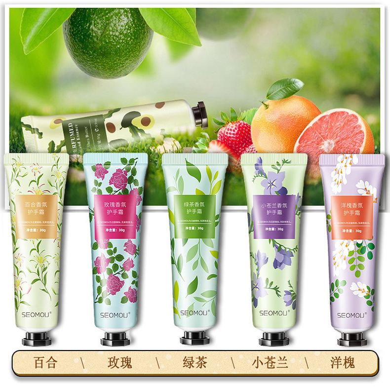 Hand Cream Genuine Manufacturer Wholesale Fruit Plant Horse Oil Hand Cream Hydrating, Moisturizing, Tender, Anti-Drying Hand Cream