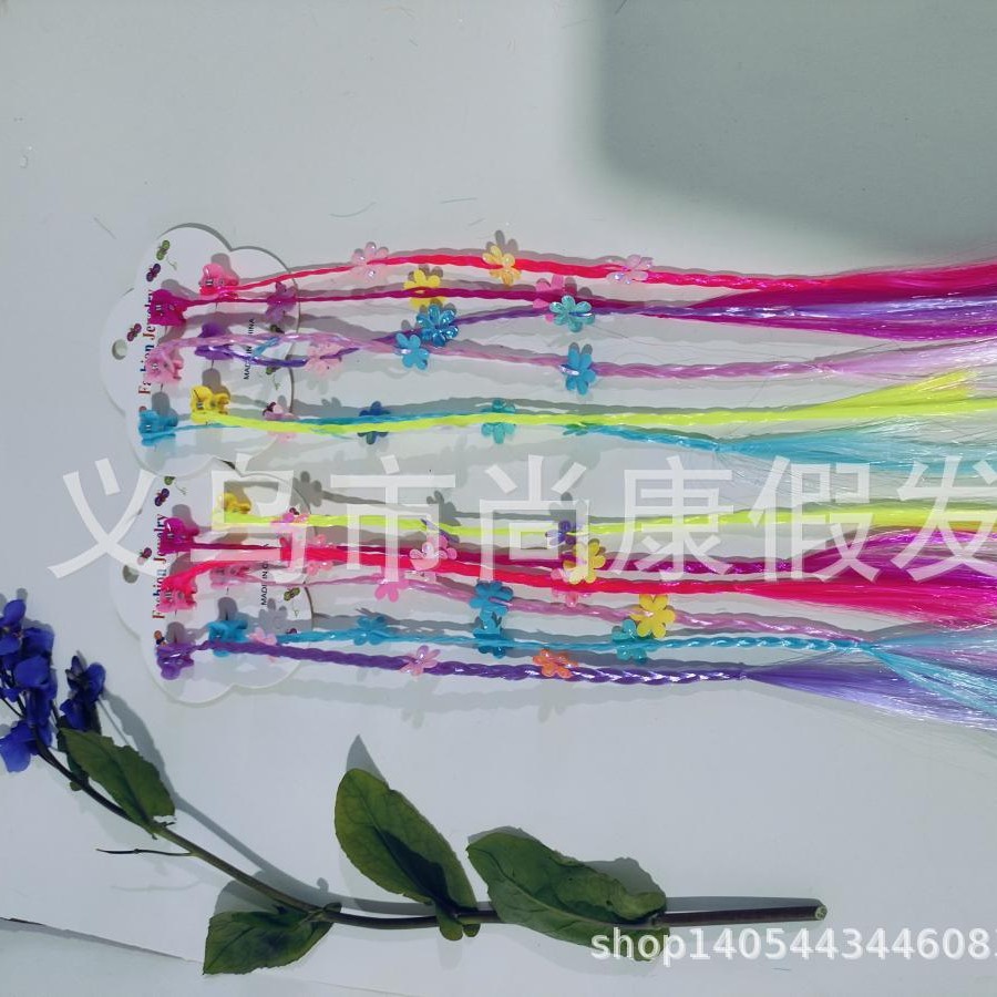 Children's New Colorful Hair Clips for Braiding, Cute Baby Hair Styling Tool, Butterfly Heart Wig Braids, Performance Dreadlocks