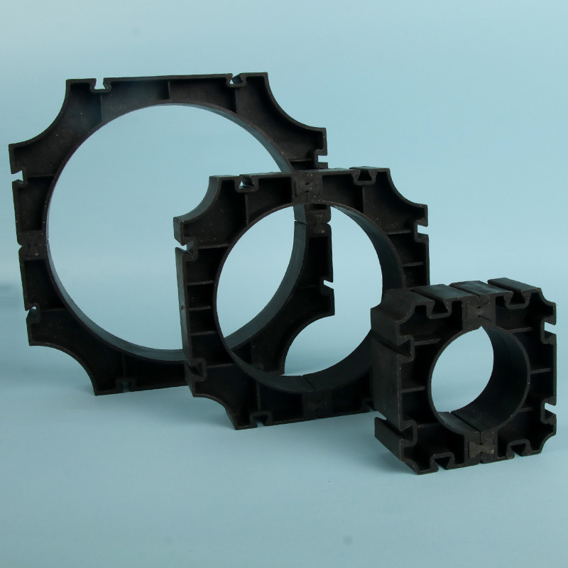 PVC power pipe pillow 110 pipe row fixed support communication power cable finisher plastic 200 pipe pillow row card