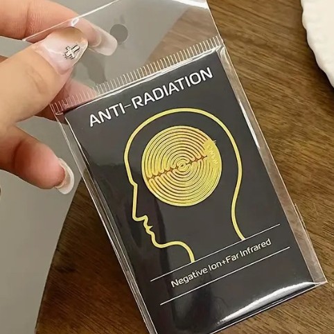 Composite energy shield mobile phone sticker negative ion far infrared radiation protection mobile phone sticker unit price includes products and packaging