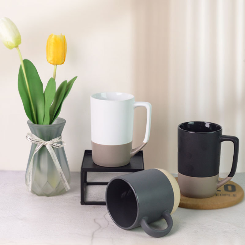 Mug Wholesale Ceramic Cup Creative Colorful Coffee Cup Custom Logo Opening Event Advertising Gift Cup