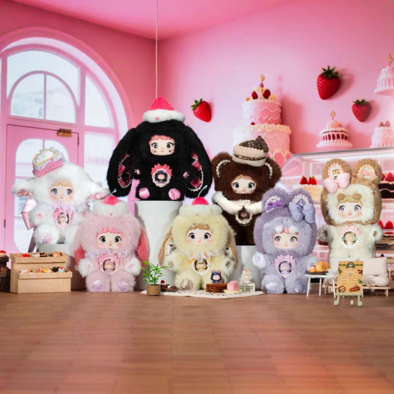 New Nuomai'Er - One Bite Sweetheart Series Plush Blind Box Handmade Doll Trendy Toy Ornament Hot-Selling Gift Wholesale