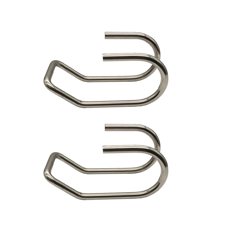 Lumbar traction belt hook horizontal bar pull-up hook stainless steel double hook weightlifting hook auxiliary home suspension hook