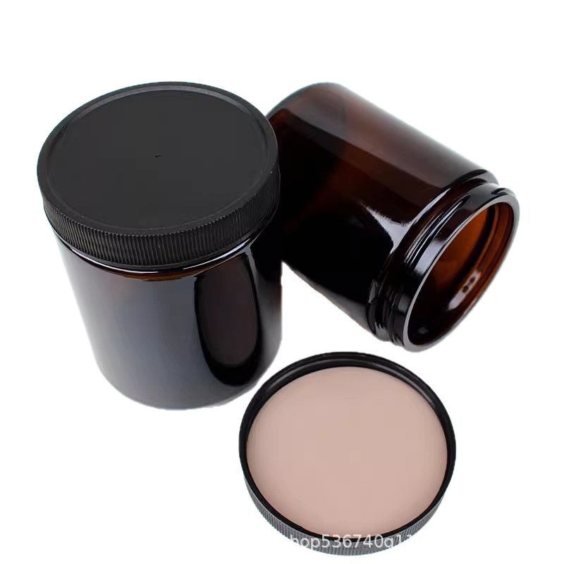 Soil sampling bottle 250/500/1000ml containing tetrafluoro pad screw cap brown sample bottle biological detection