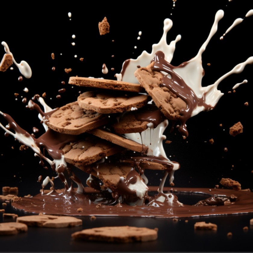 Biscuit Crumbs, Strawberry Crumbs, Ice Cream, Hot Milk, Birthday Cake Decoration, Korean Crispy Wheat Crisps, Chocolate Crisps