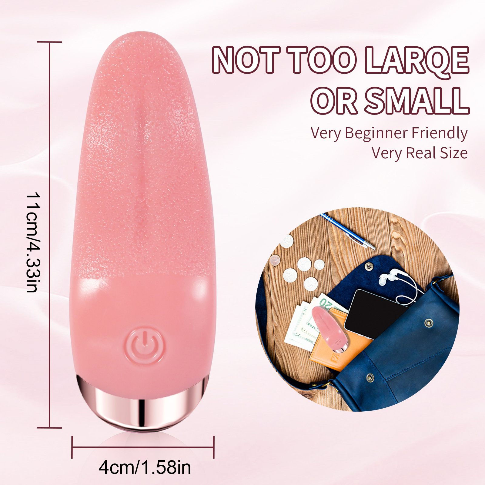 Tongue Vibrator Female Masturbation Simulation Cunnilingus Stimulation Clitoris Av Electric Female Adult Sex Toy