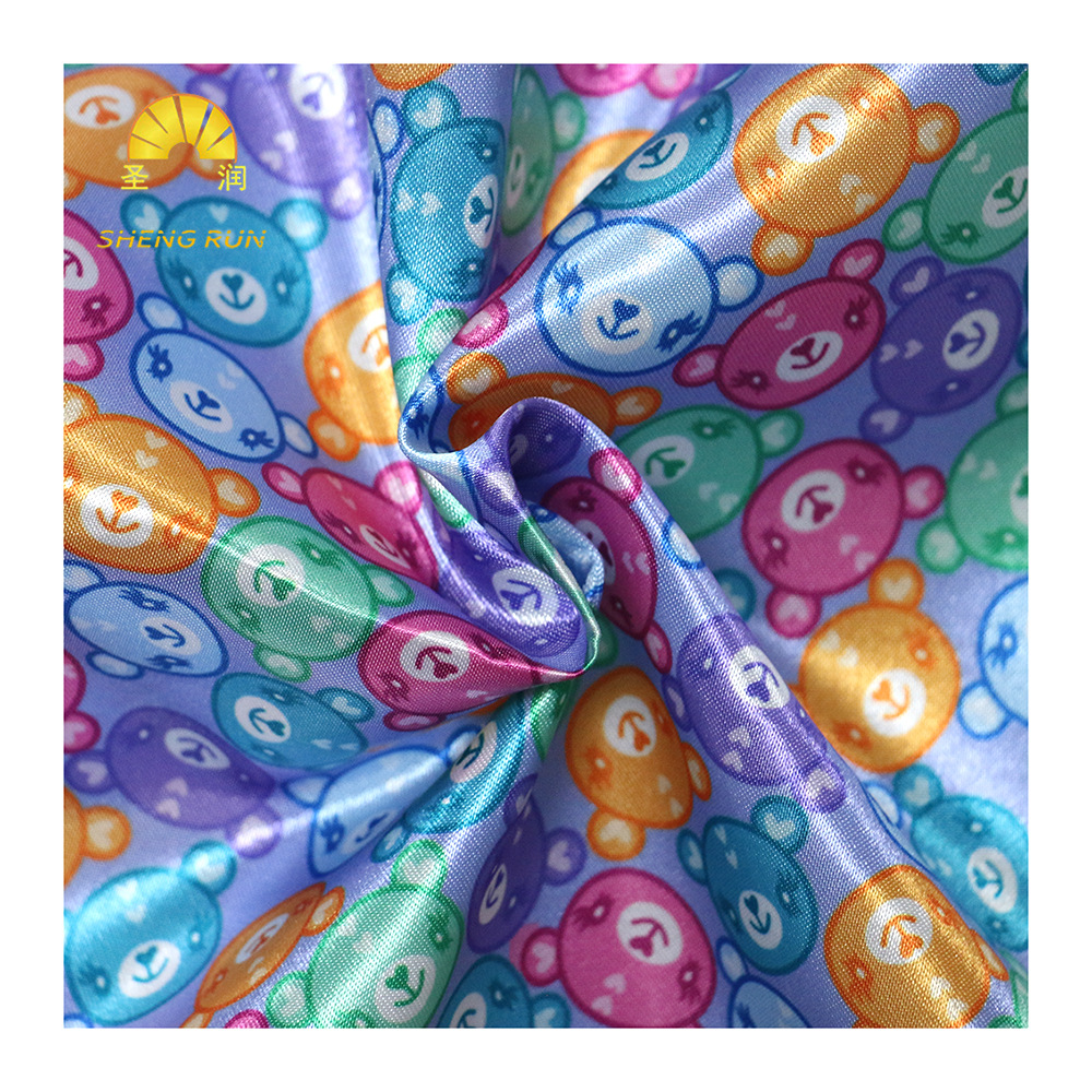 Customized Polyester Fabric Digital Printing Fashion Home Textile Fabric Heat Transfer Sublimation Concave Rubber Fabric Printing Processing