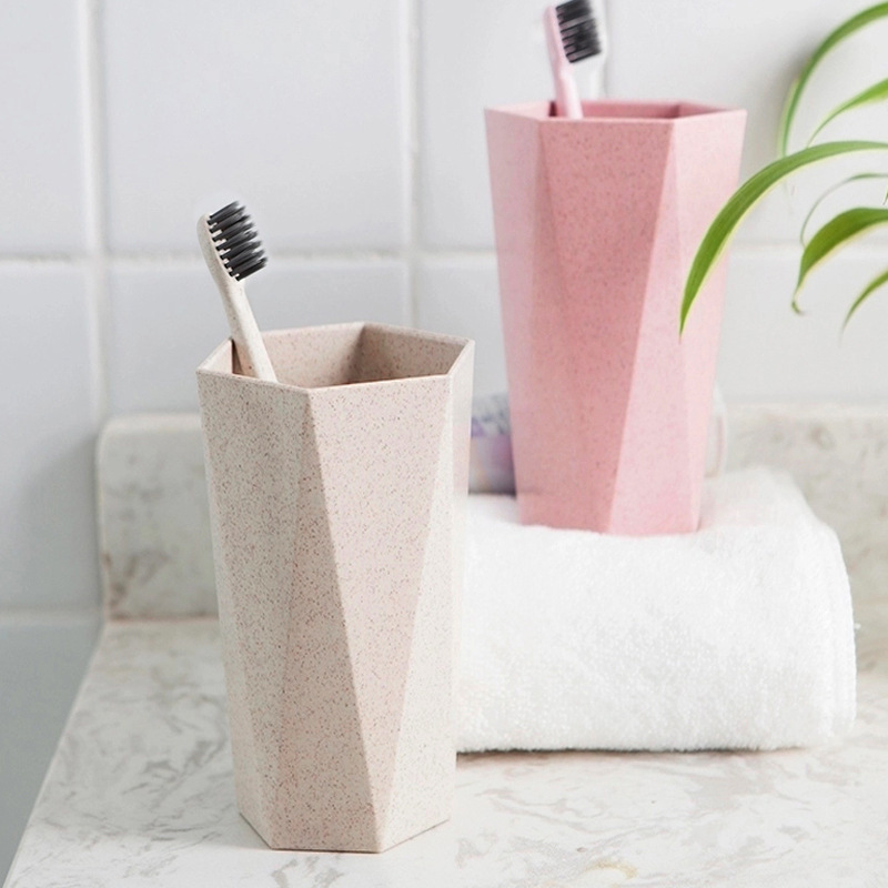 New Nordic Diamond Brush Cup Mouthwash Cup Thickened Cup Couple Wash Cup Household Tooth Cup Water Cup suit