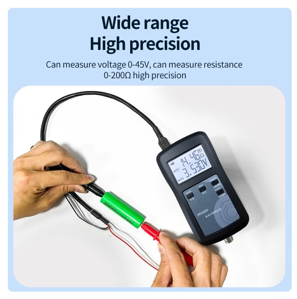 18650 lithium battery bottle internal resistance performance 100 volt lithium tester maintenance four-wire YR1035 nickel-metal hydride lead-acid button
