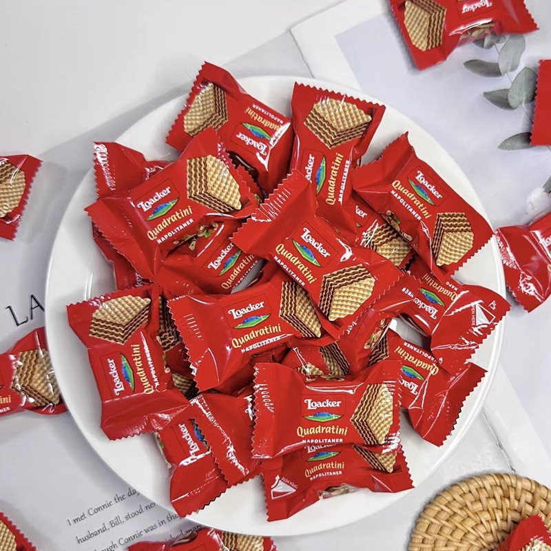 Loacker Italy Laijia 3.5g wafer biscuit snacks hand gift wedding candy bulk shop wholesale