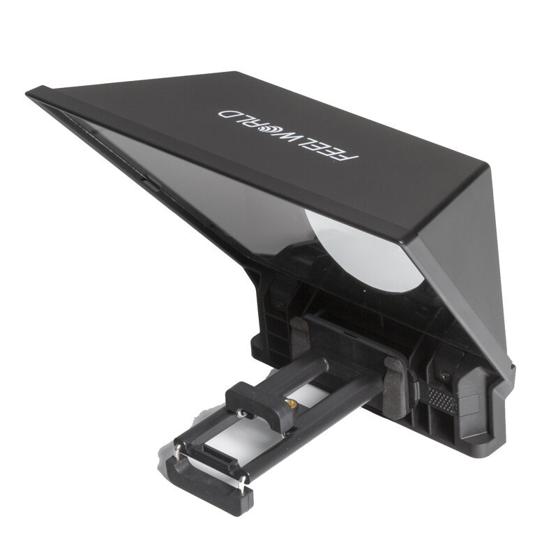 Fuweide Tp2 Teleprompter 8inch Slr Camera High-Transparency Mirror Horizontal and Vertical Shooting High-Definition Subtitle Live Broadcast Signage