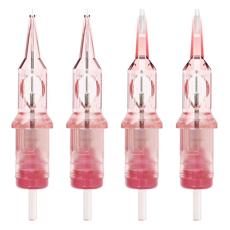 Розовая тату-машина полного хода специальная игла для татуировки бровей туманом европейская губная текущая установка универсальная интегрированная игла