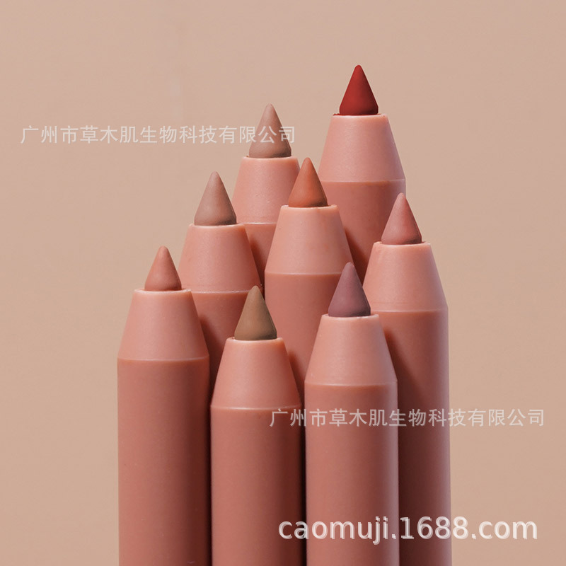 Neutral logo-free small batch printing spot bean paste color thin lip liner source manufacturers cross-border e-commerce Amazon