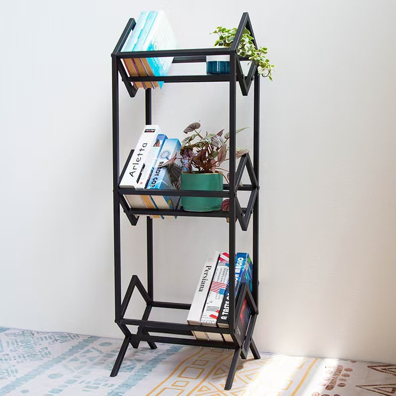 Amazon vinyl record storage rack removable desktop CD display rack book magazine storage rack across the factory