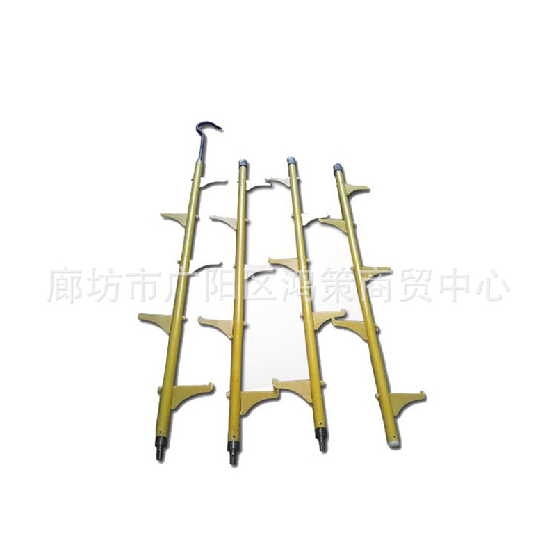 Railway Inspection Quick-Plug Spiral Ladder Single-Hook One-Legged Ladder Climbing Ladder Insulated Centipede Ladder Vertical Pole Climbing Ladder