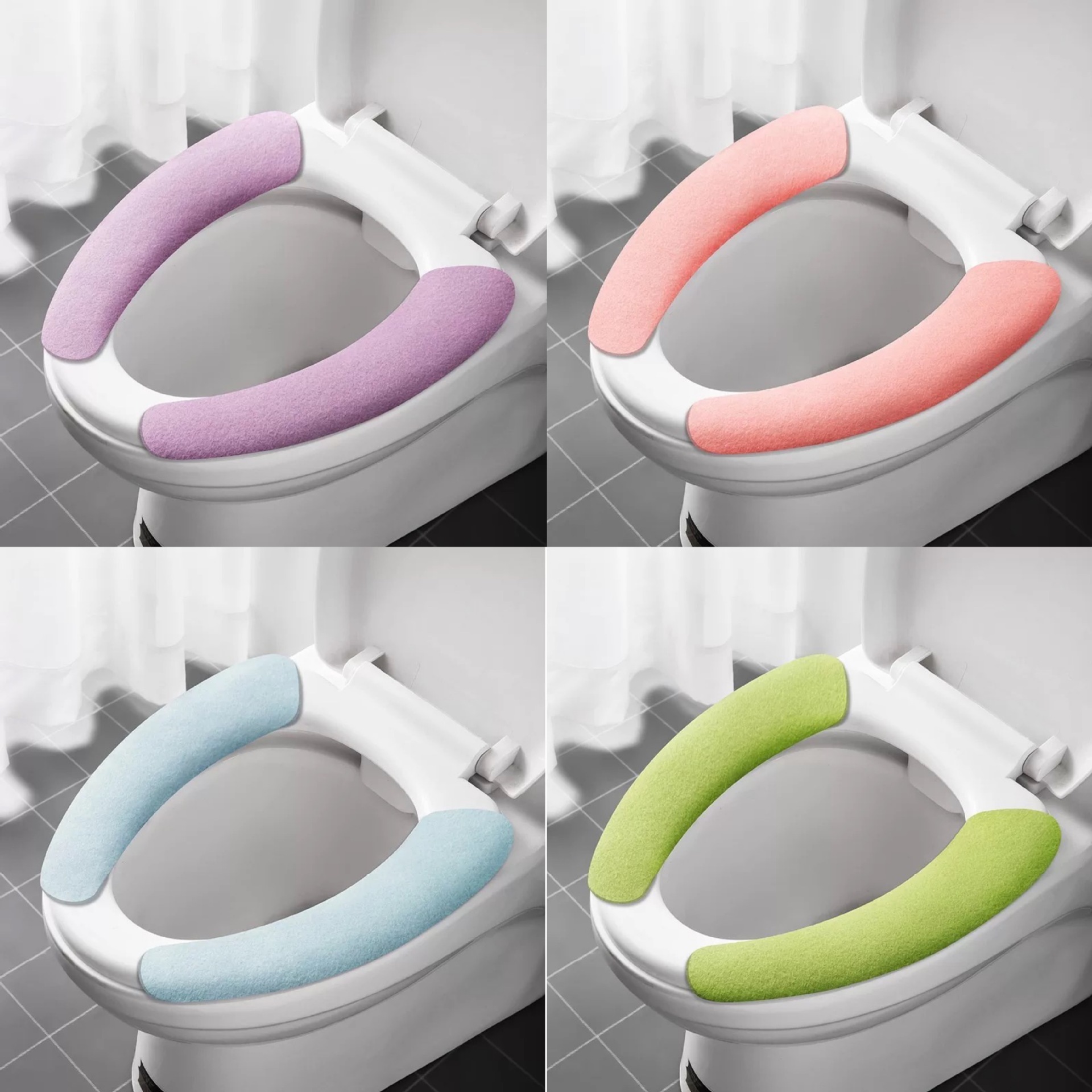 Накладка на унитаз с клеем, увеличенная электростатическая водонепроницаемая накладка на унитаз для лета, универсальная