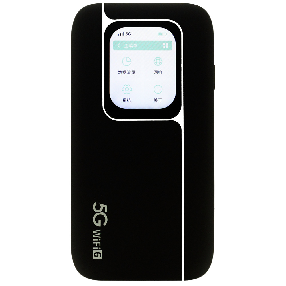 5G portable WIFI6 wireless smart router 5000 mA battery through wall strong battery life strong dual-frequency MIFI6