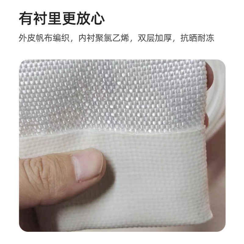 Agricultural fire-fighting high-pressure explosion-proof hose thickened canvas 1-12 inch anti-aging wear-resistant sewage and drainage hose