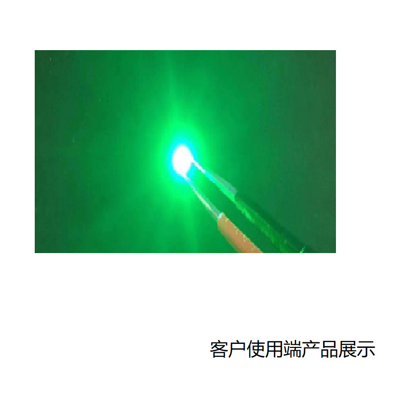 Flip green LED chip medium power flip green LED chip chip