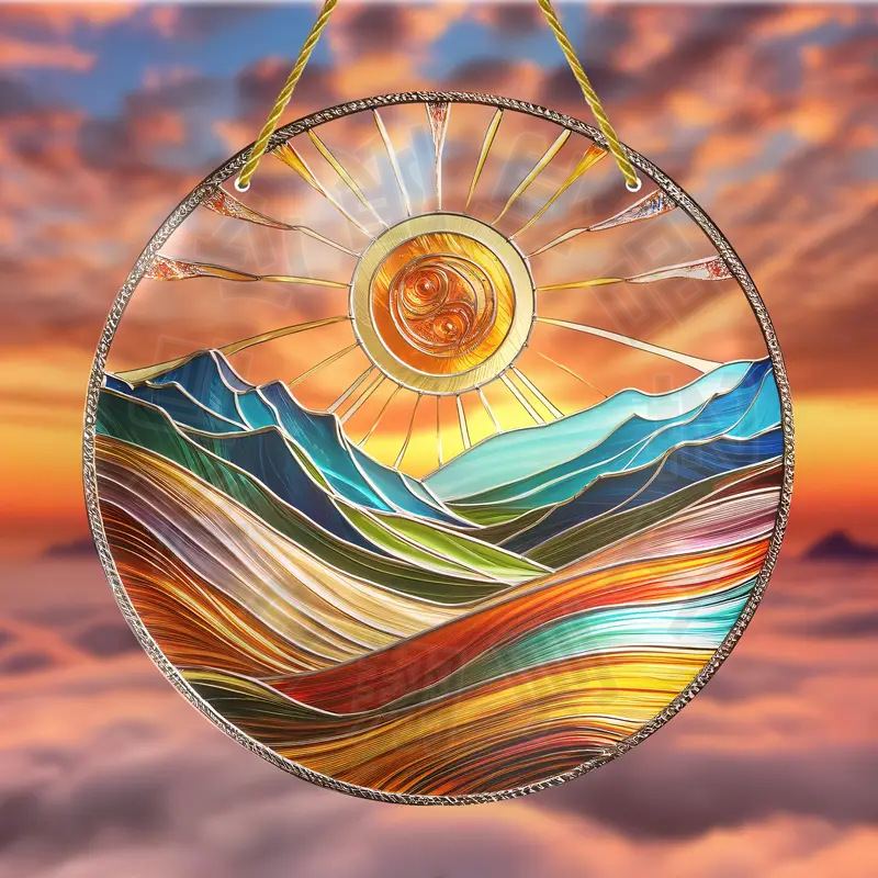 Прямые поставки кросс-бодер temu новая серия в богемном стиле для дома и улицы цветные декоративные акриловые диски