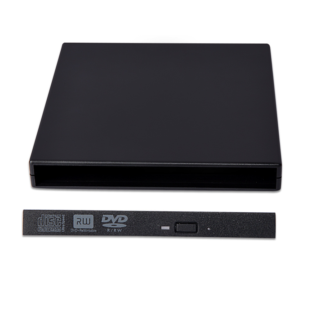 Source factory wholesale USB2.0 external computer universal IDE/SATA interface 12.7mm mobile optical drive box kit