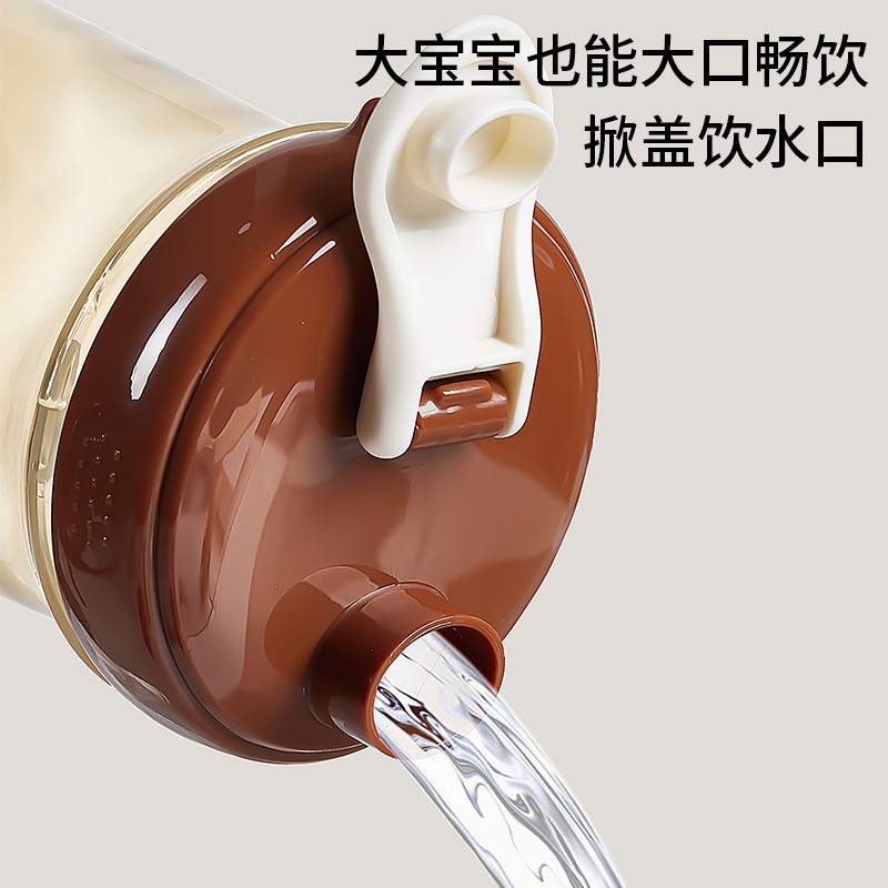 Plastic Material Tritan Processed Water Cup Manufacturer, High-Temperature Resistant Milk Storage Cup, High-Looking Smart Water Kettle Factory Set