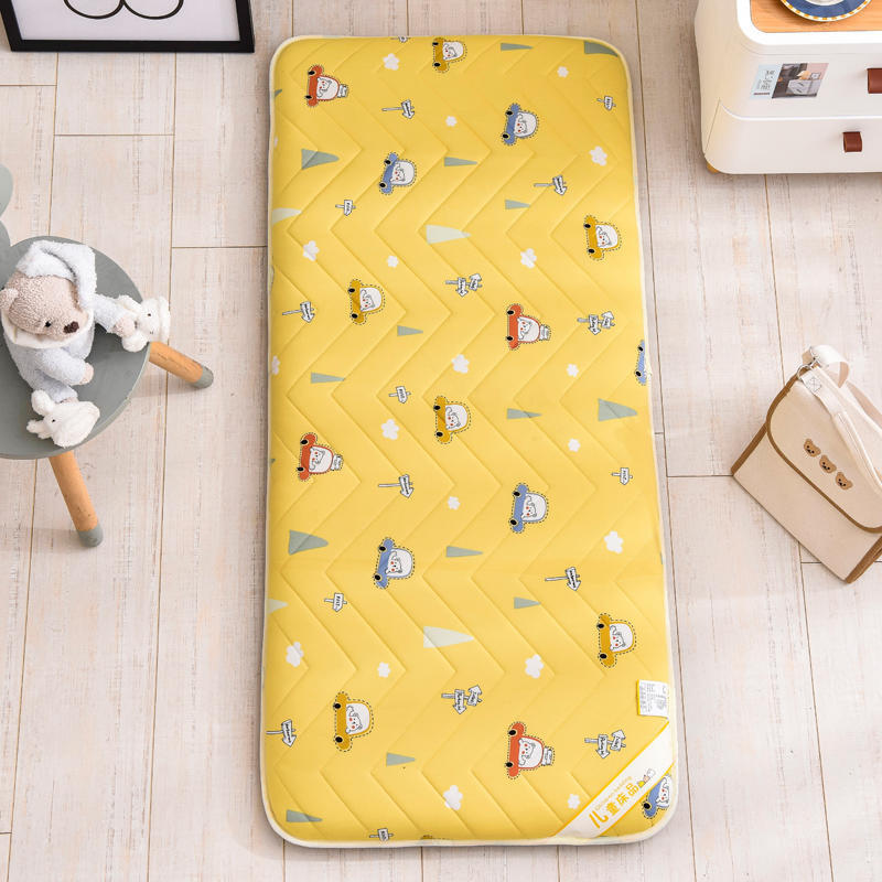 2025 New Thickened Class a Knitted Fabric Latex Mattress Kindergarten Children's Mat 56*100cm Wholesale