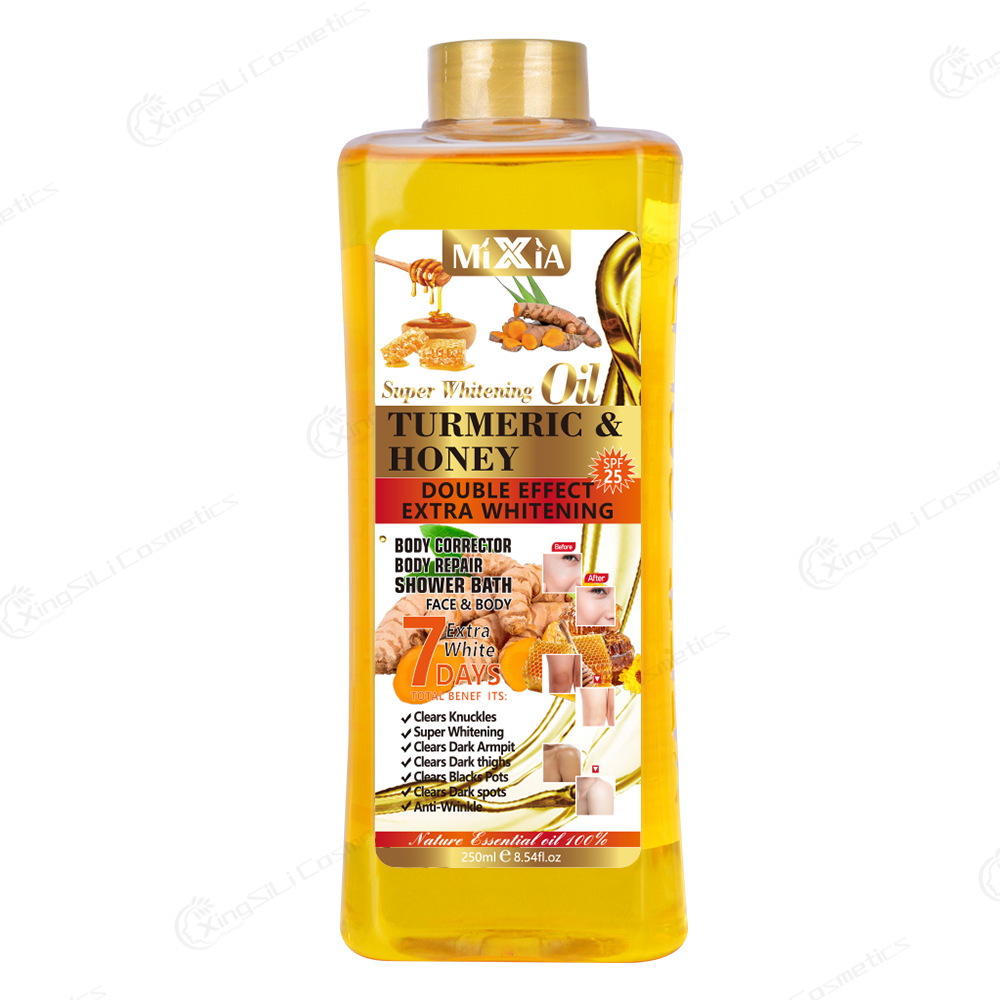 Cross-border 7 days turmeric honey essential oil moisturizing collaterals fever ginger oil body massage massage oil in stock