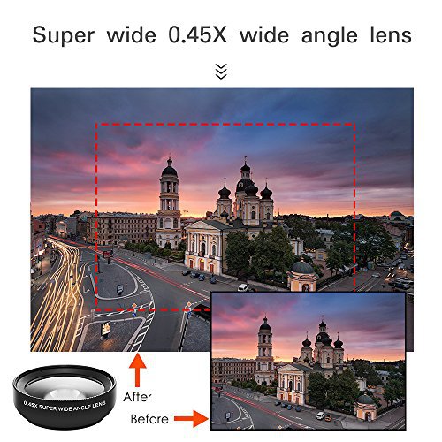 Manufacturer Wholesale Mobile Phone Lens 0.45X Wide-Angle Lens 15X Macro Mobile Phone External Camera Hd Distortion-Free
