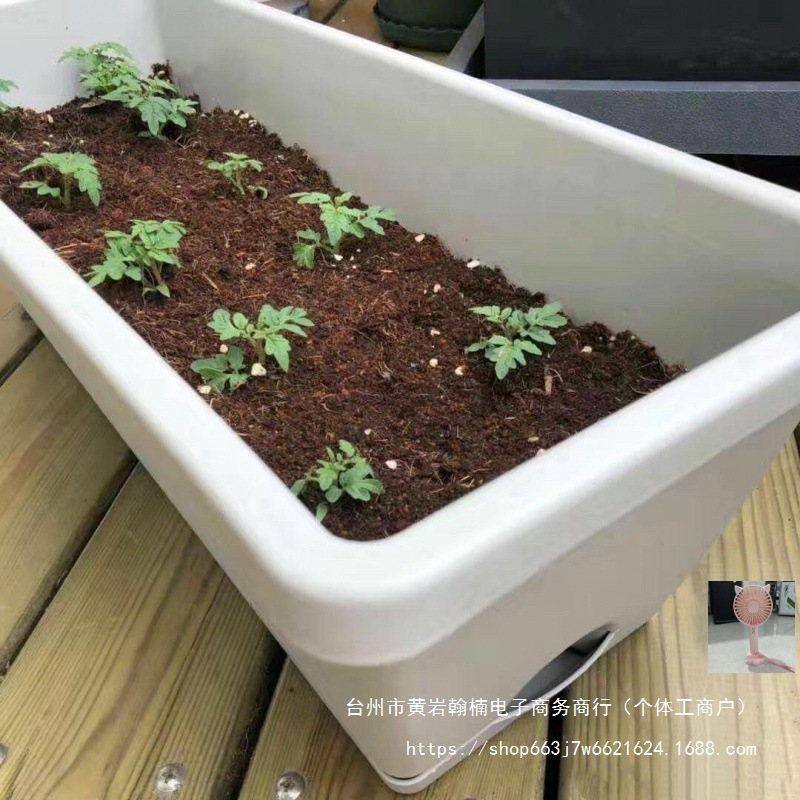 Оптовая продажа горшка для овощей для балконного выращивания, длинная ленивка для подвешивания овощей, ящик для домашнего выращивания овощей распродажа