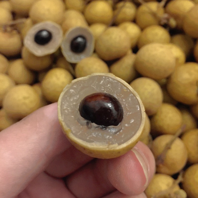 Fresh Imported Thai Longan Tropical Fruit for Pregnant Women, Small, Thin-Skinned, Seedless, Branch-Free Fresh Fruit