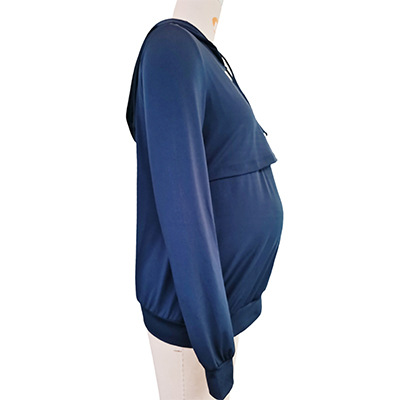 2025 European and American Autumn and Winter New Maternity Tops Hoodies Home Comfortable Loose Long-Sleeved Maternity Sweatshirts Customized