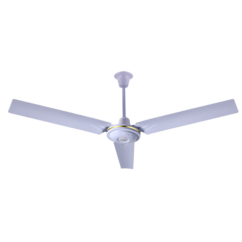 Diamond Ceiling Fan Household Living Room Industrial Iron Leaf Dormitory Dining Room Quiet Big Wind Three-leaf Ceiling Fan