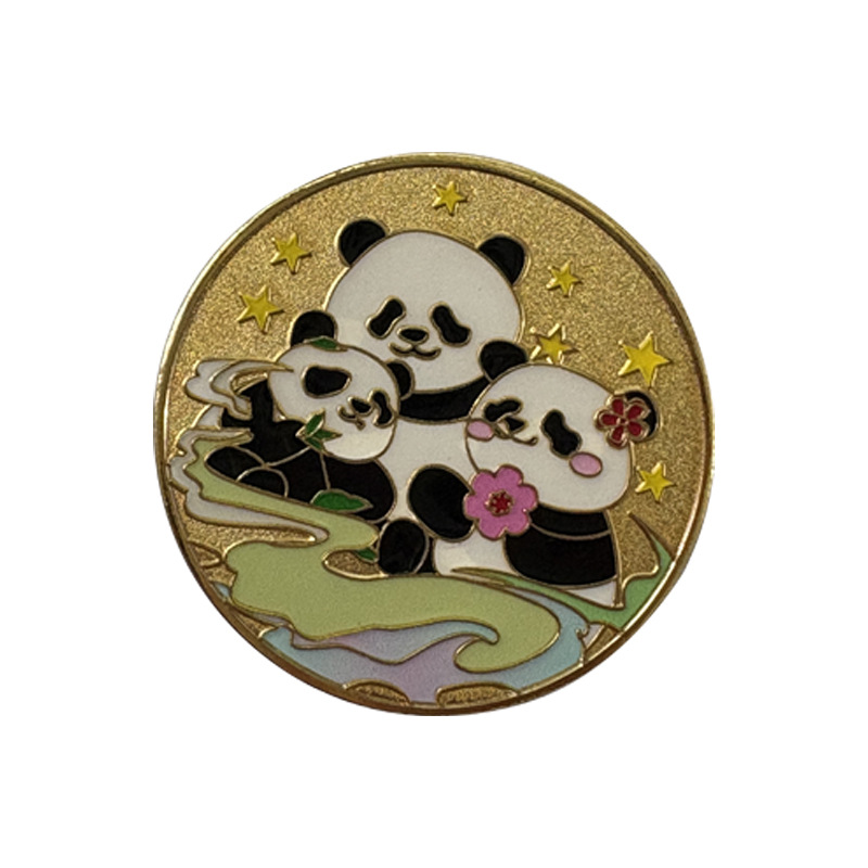 Cultural and Creative Tourism Metal Paint Custom-Made Chinese-Style Tags, Souvenirs, Metal Refrigerator Magnets, Creative Logo Production