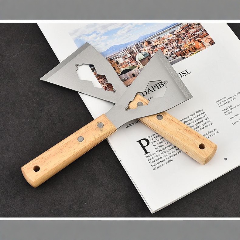 Multifunctional extra-thick shovel blade cleaning knife stainless steel cement shovel ash scraper tool decoration shovel multifunctional