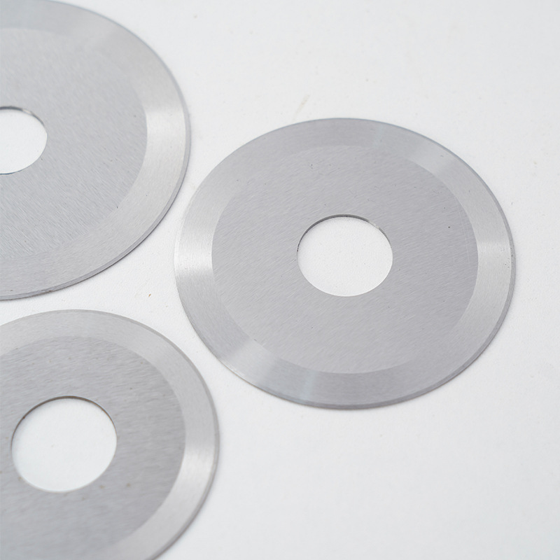 Slitting Circular Blade Cutting Machine for Cutting Paper Tubes, Rubber, Melt-Blown Fabric, Leather, Non-Woven Fabric, Alloy Tungsten Steel for Efficient Cutting