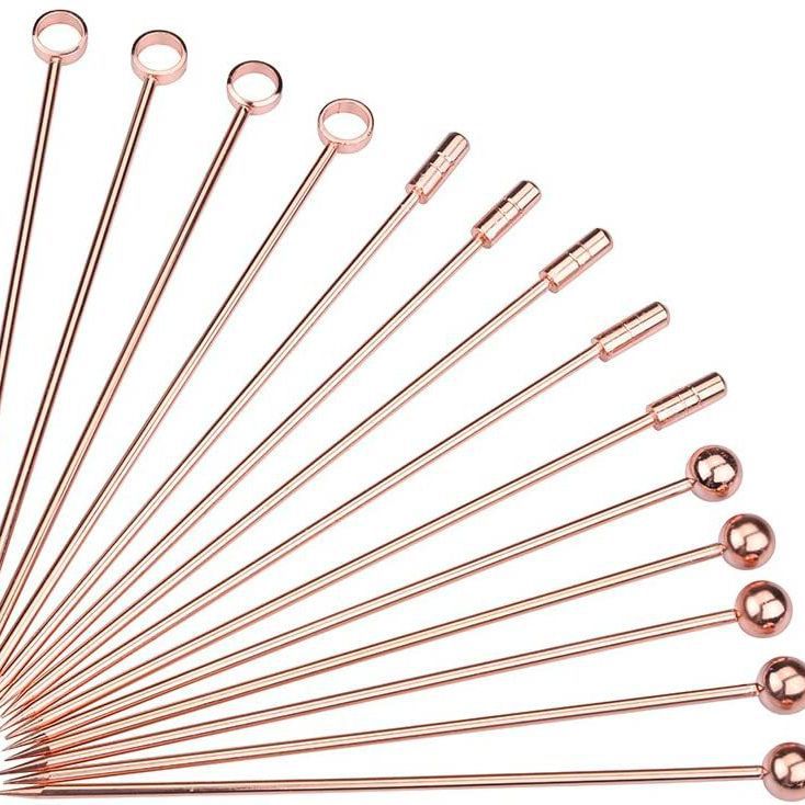 304 stainless steel metal fruit needle creative fruit sign cocktail sign stainless steel fruit food grade stainless steel