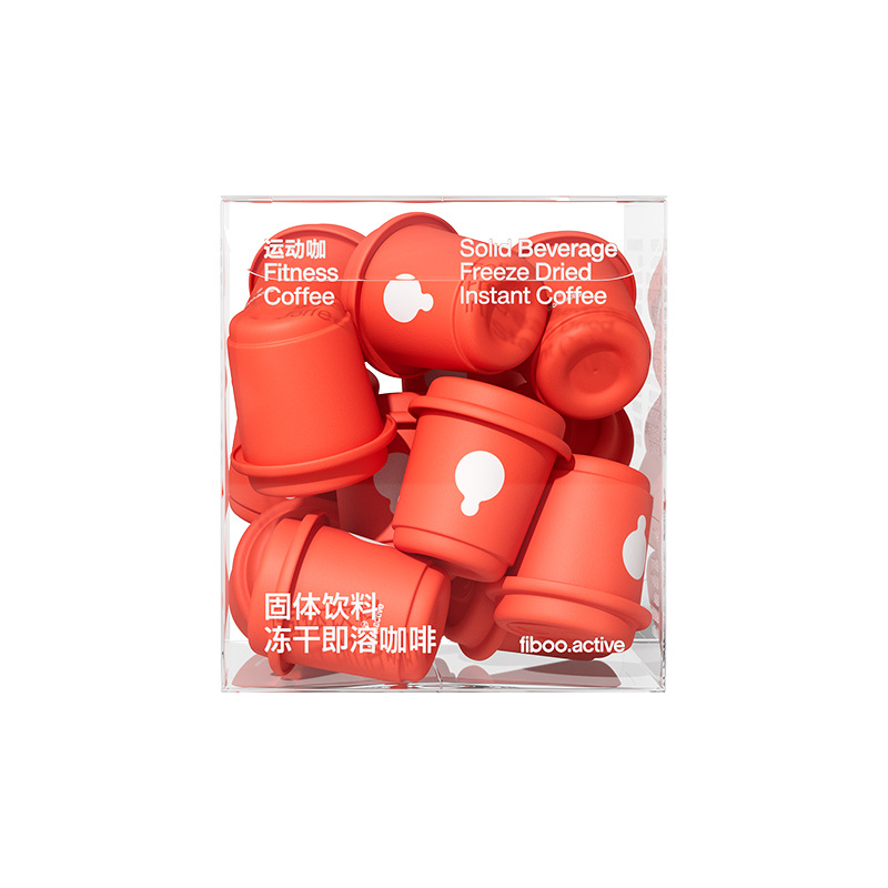 Fiboo Black Coffee Freeze-Dried Morning Coffee Instant Sucrose-Free 0 Added Powder Iced American Instant Coffee Powder