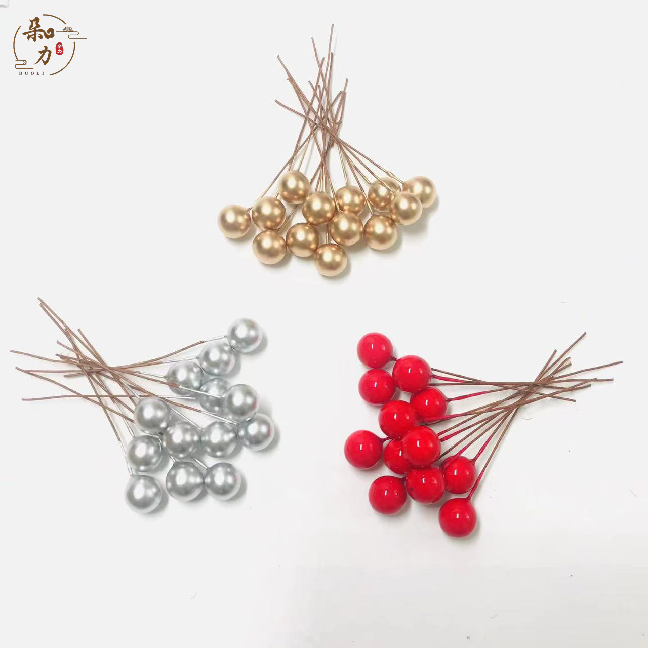 Симуляция Маленькие Красные Фрукты Рождественские Аксессуары Красный Пенный Шар Удачи Маленькие Красные Бобы Сакуры DIY Аксессуары для Конфетных Коробок