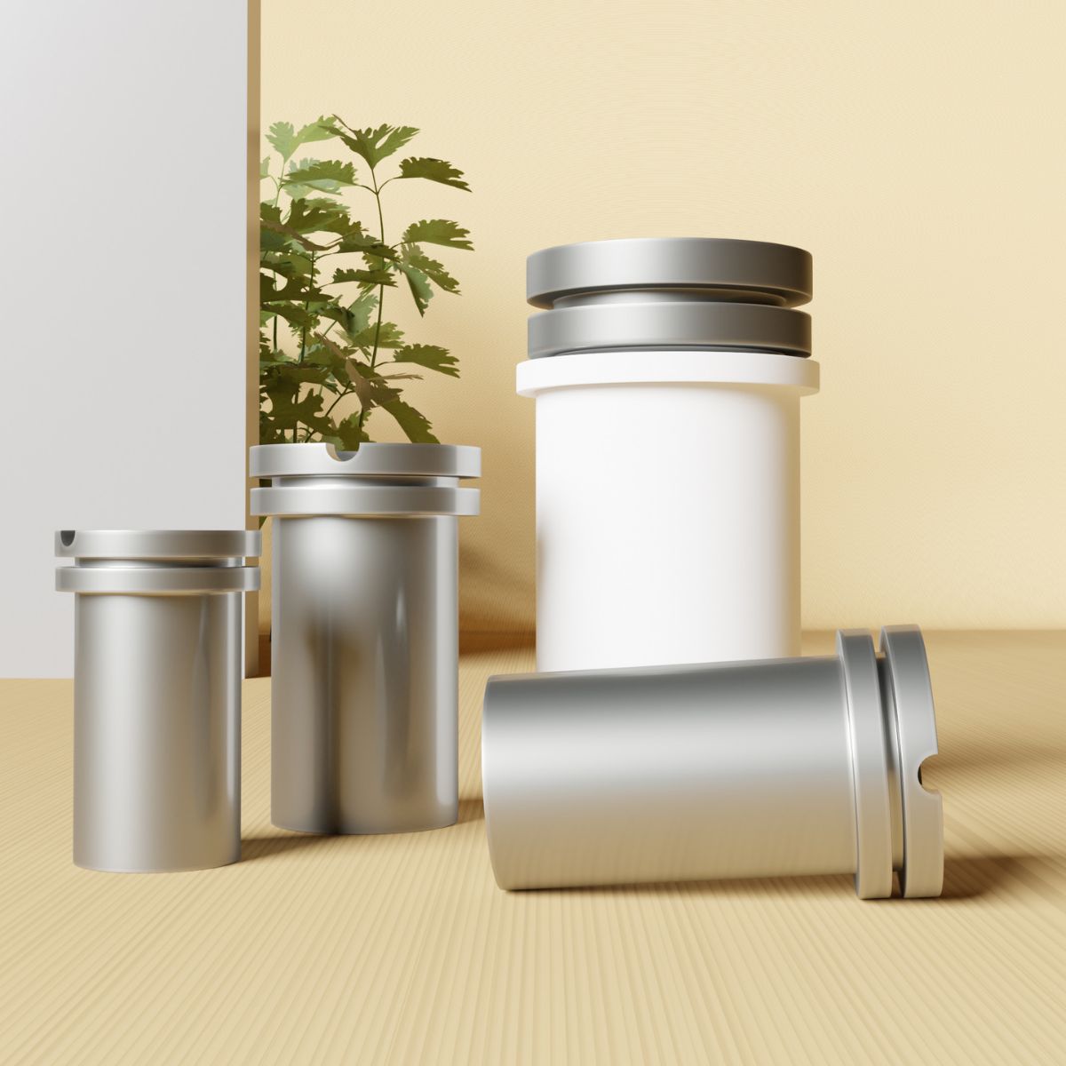 Wholesale High-Purity Double-Ring Graphite Crucible with Stable Processing Performance, Customized for Gold and Silver Smelting