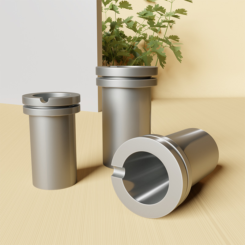 Wholesale High-Purity Double-Ring Graphite Crucible with Stable Processing Performance, Customized for Gold and Silver Smelting