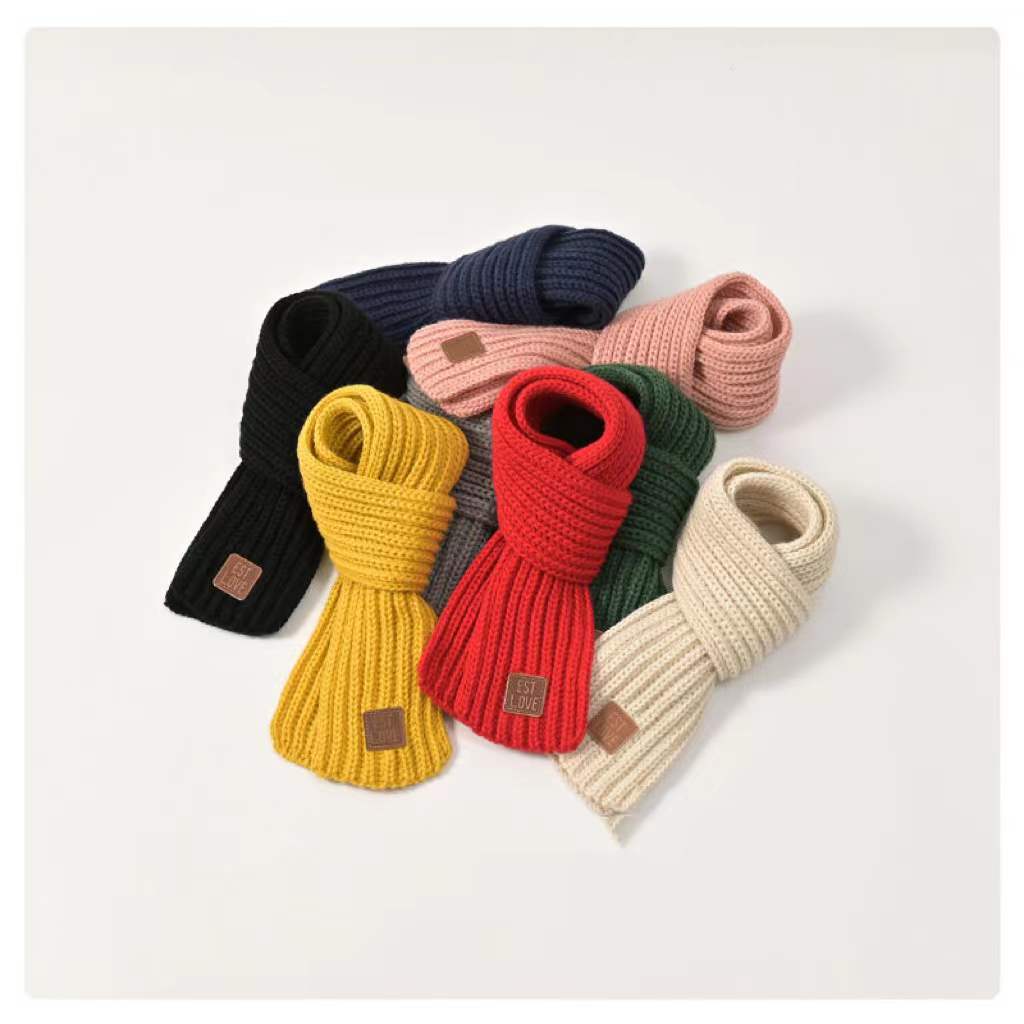 Новый детский шарф, маленький шершащий шарф, корейский стиль, логотип для детского сада