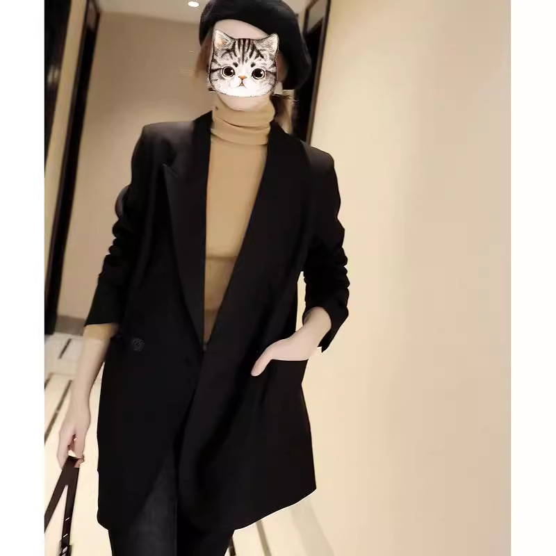 Korean style plus size women's suit jacket female 2023 spring and autumn senior fried street slimming suit [2316 in stock]]
